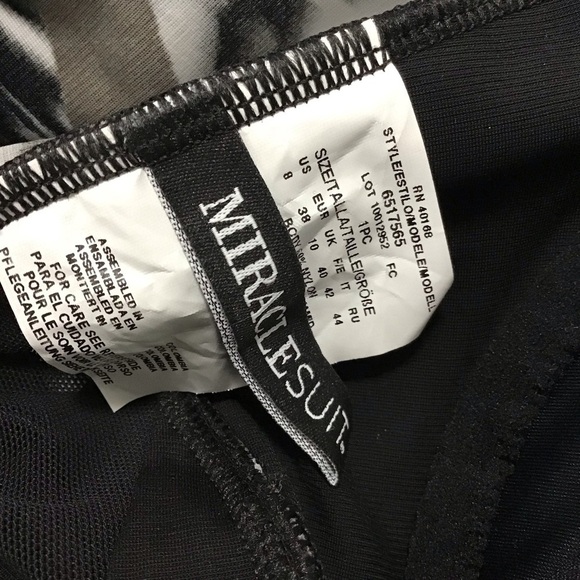 MIRACLESUIT Feline Fixation Madero Underwire One-Piece Swimsuit Size 8. - Picture 10 of 11